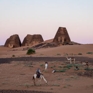 Meroe Pyramids by Joost Bastmeijer
